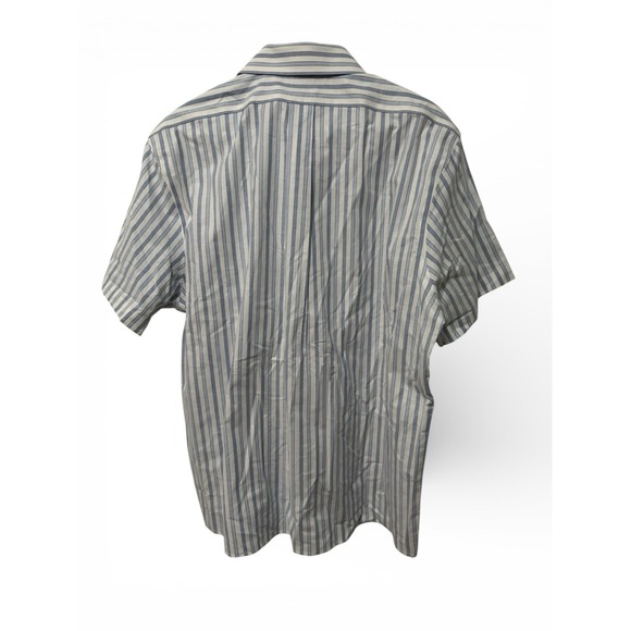 Brooks Brothers Men's XL Striped Button Down Short Sleeve Shirt - Picture 2 of 4